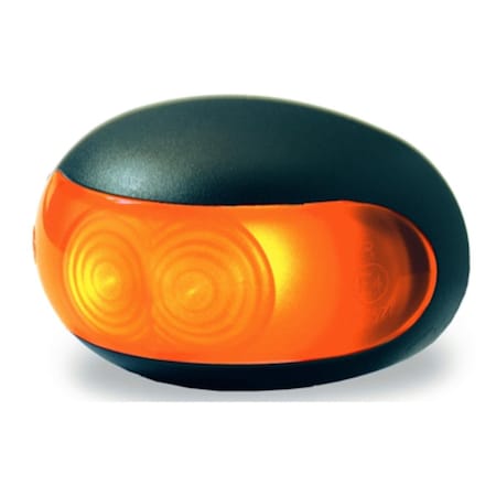 Hella Duraled MD12-24 2PS Amber Side Marker Lamp 959660207